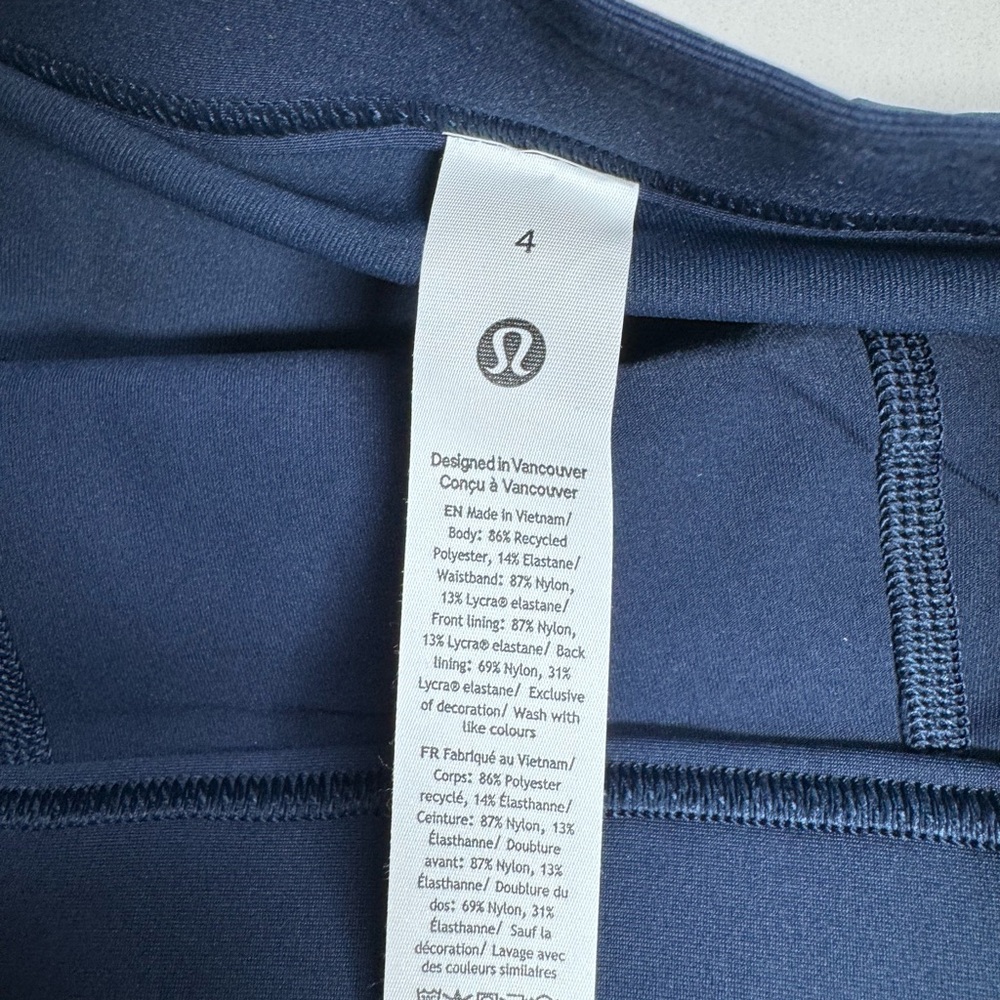 lululemon athletica Blue Mini Skirt - Picture 2 of 3